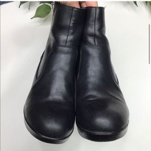 Dansko Faith Leather Wedge Heeled Ankle Booties